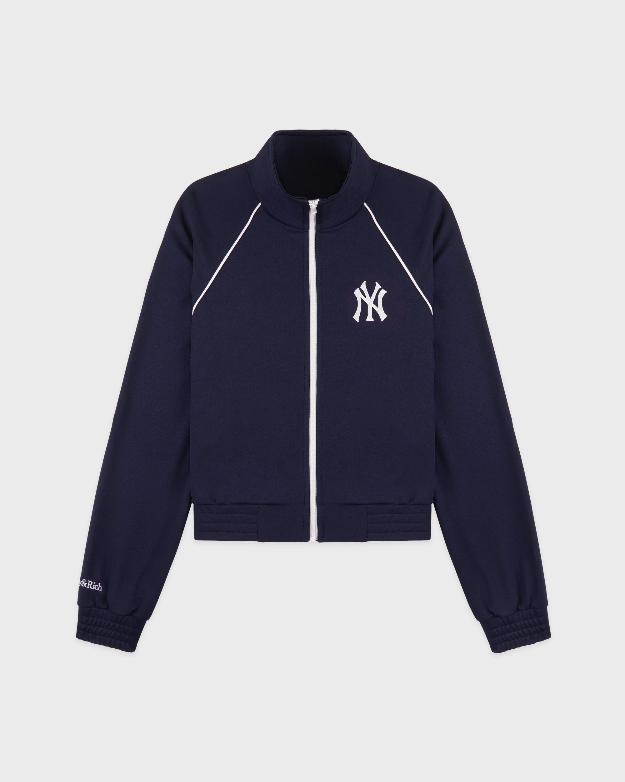 Veste de sport rétro « Heritage Yankees Serif » - Bleu marine/Blanc