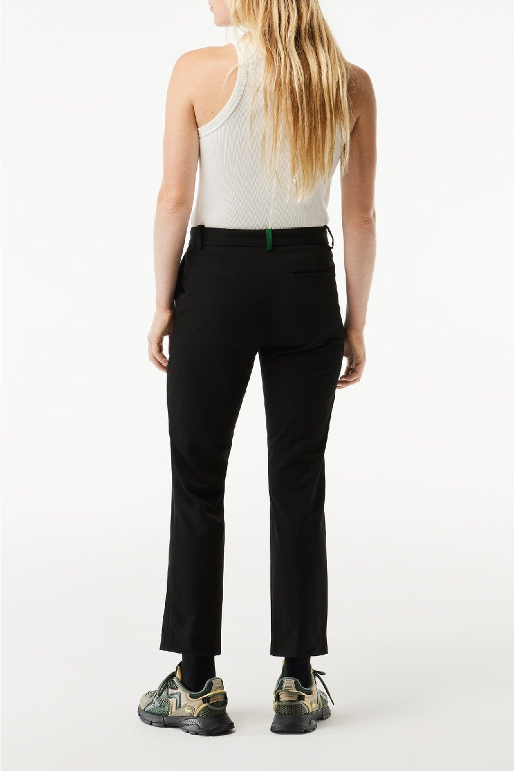 Pantalon chino ajusté - Noir