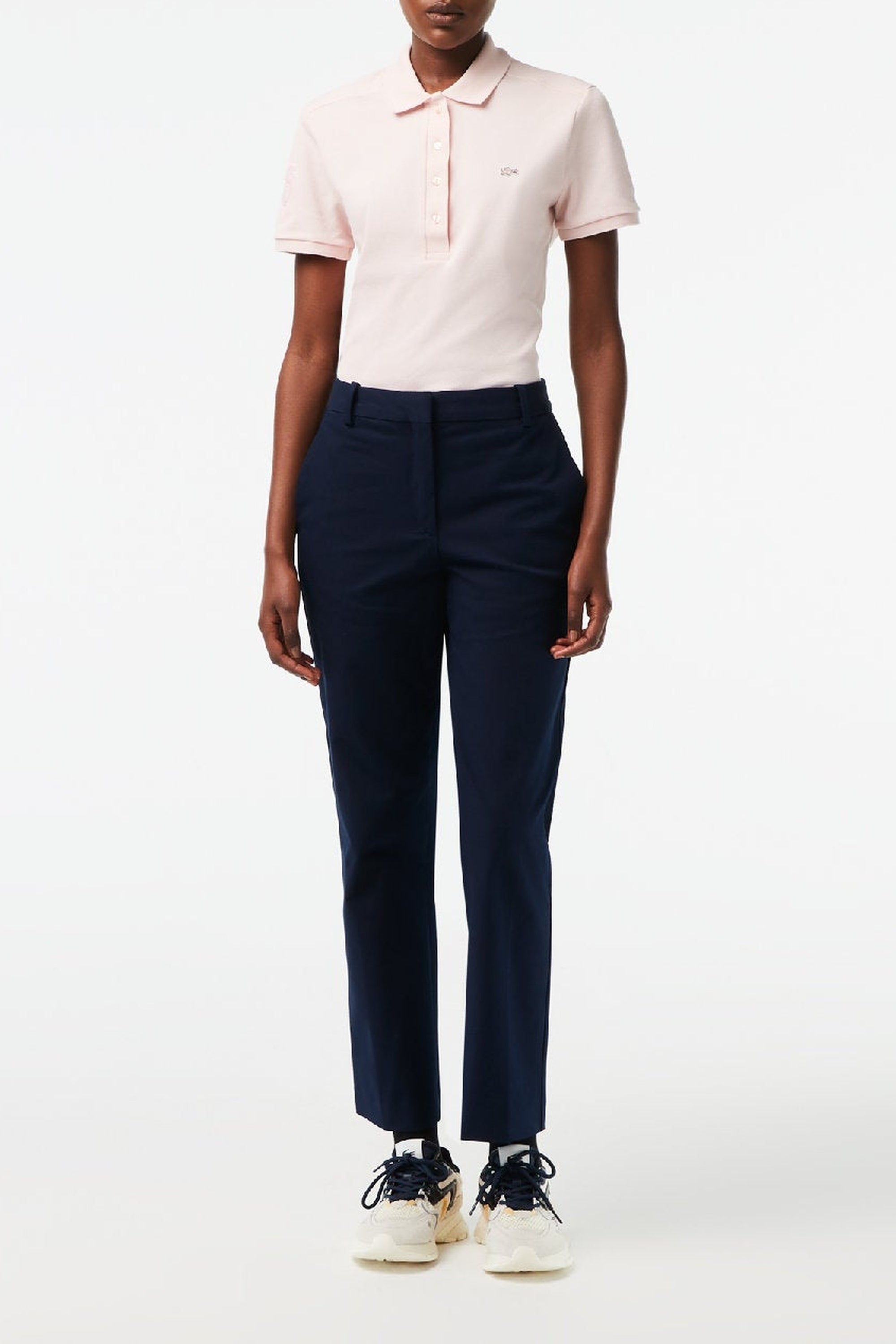 Pantalon chino ajusté - Marine