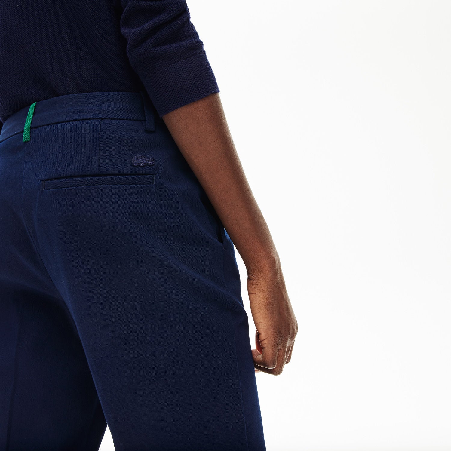 Pantalon chino ajusté - Marine