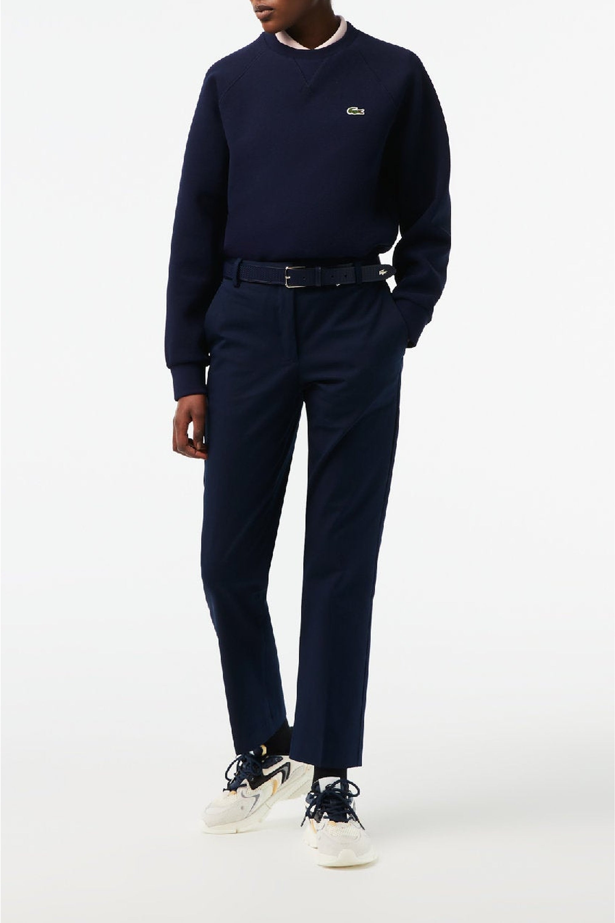 Pantalon chino ajusté - Marine