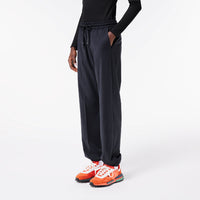 Pantalon resserré aux cheville en laine mélangée - Abîmes