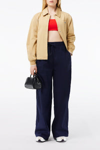 Pantalon oversize décontracté à cordon - Marine