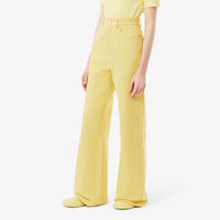 Pantalon large en denim - Ananas & Blanc