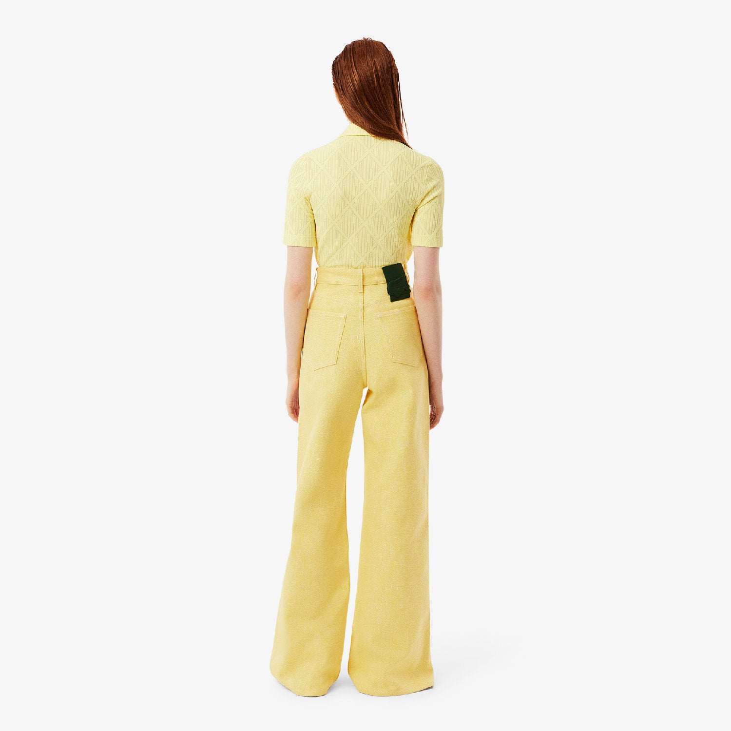 Pantalon large en denim - Ananas & Blanc