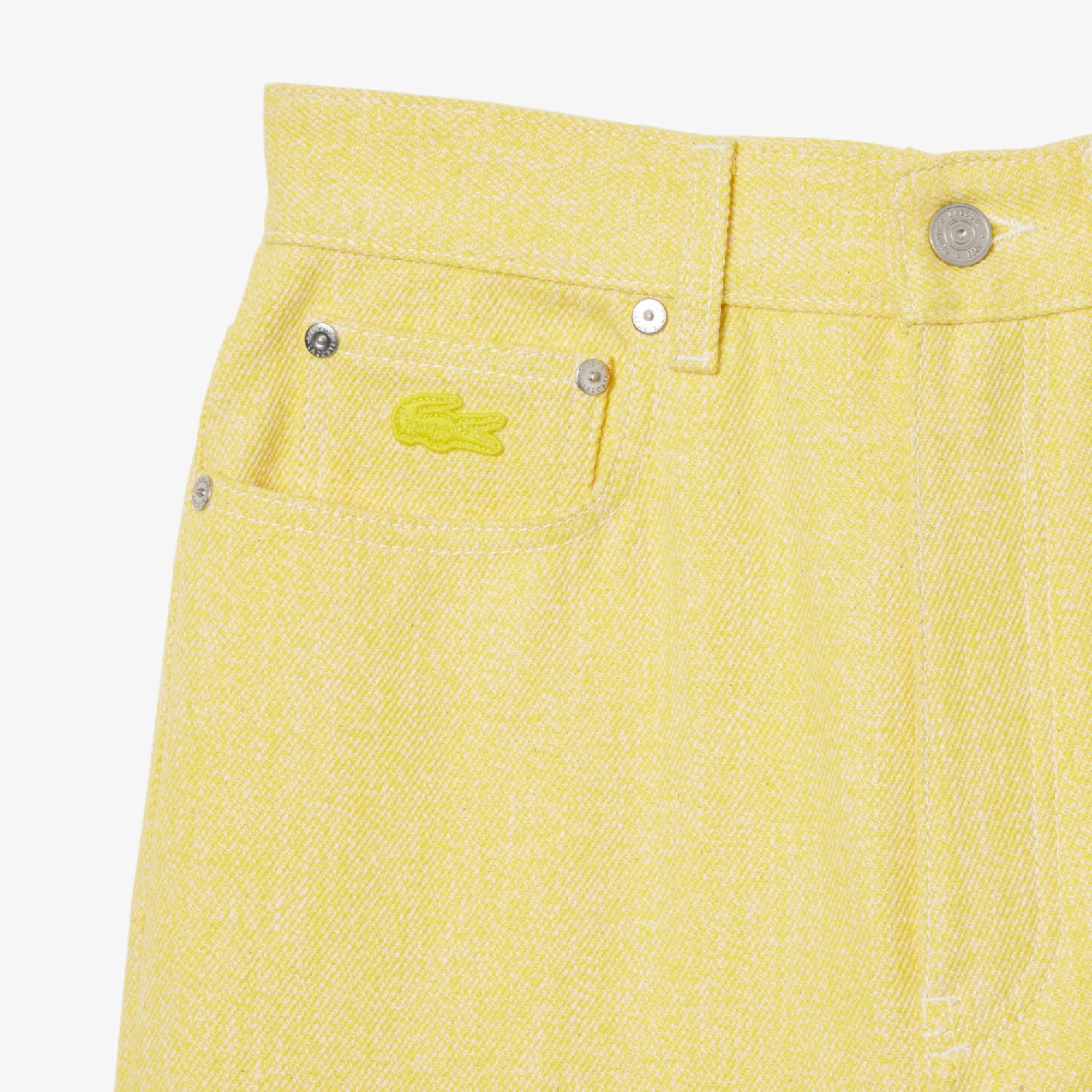 Pantalon large en denim - Ananas & Blanc