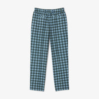Fitted golf trousers with UV protection - Limestone & Navy