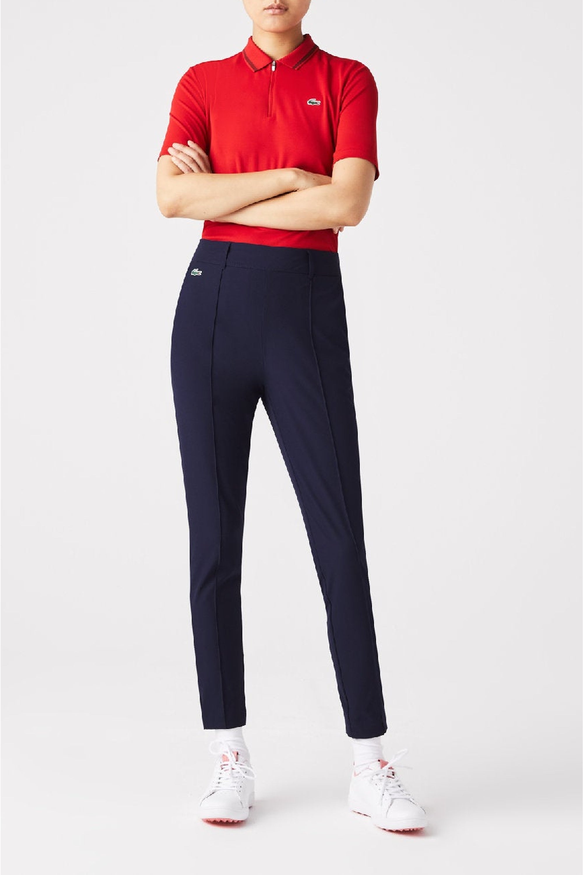 Pantalon ajusté Golf à pinces - Marine