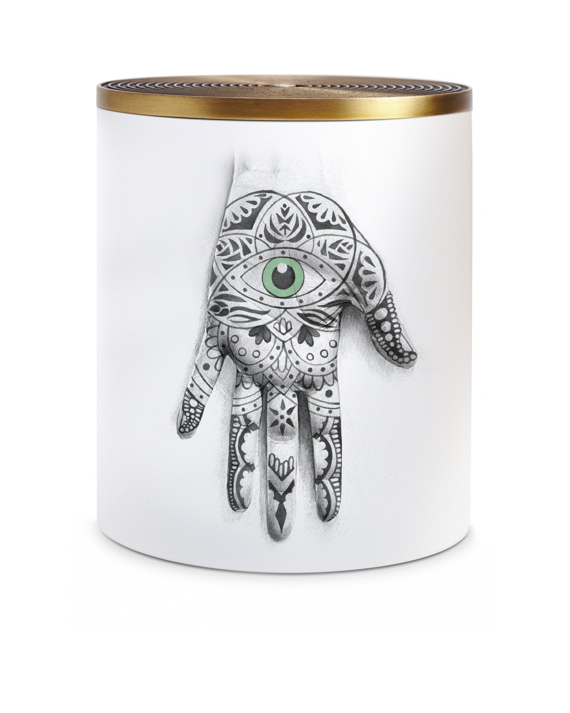 Bougie 3 mèches Apothecary en porcelaine - Mamounia