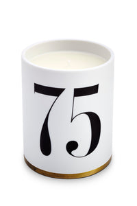 Bougie « Thé russe n°75 » - Blanc & Or