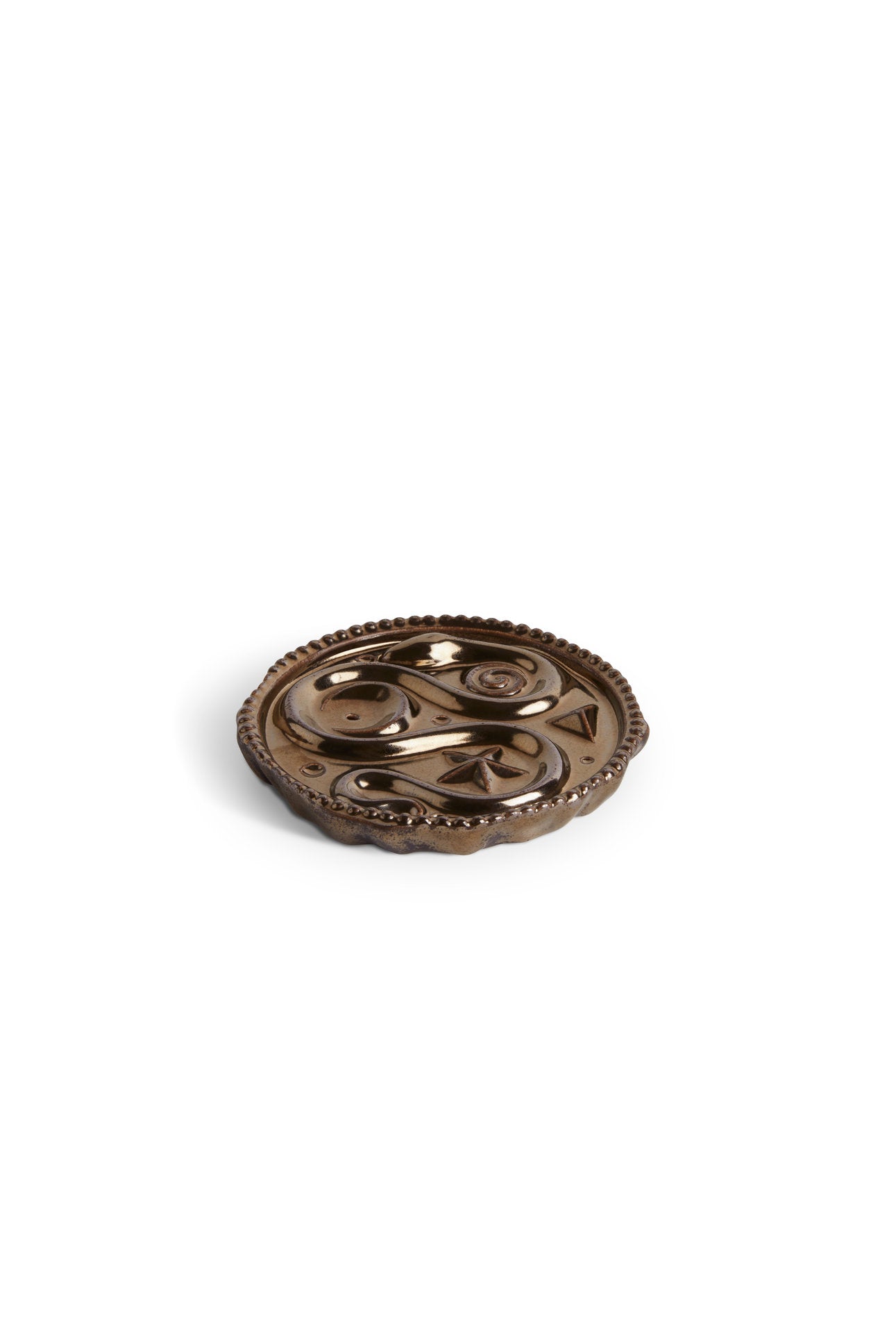 Brûle encens Panthéon en porcelaine - Bronze