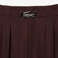 Pantalon à pinces en laine mélangée - Expresso
