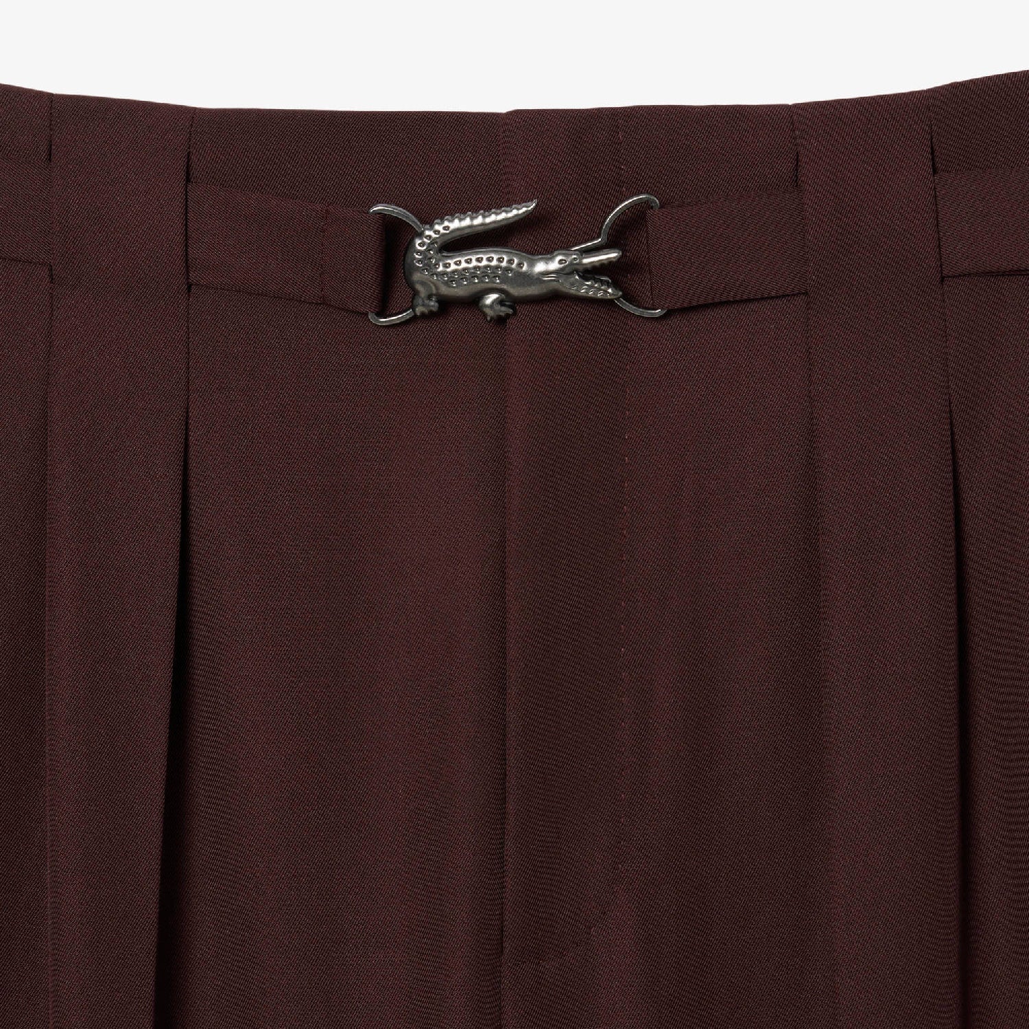 Pantalon à pinces en laine mélangée - Expresso