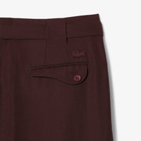 Pantalon à pinces en laine mélangée - Expresso