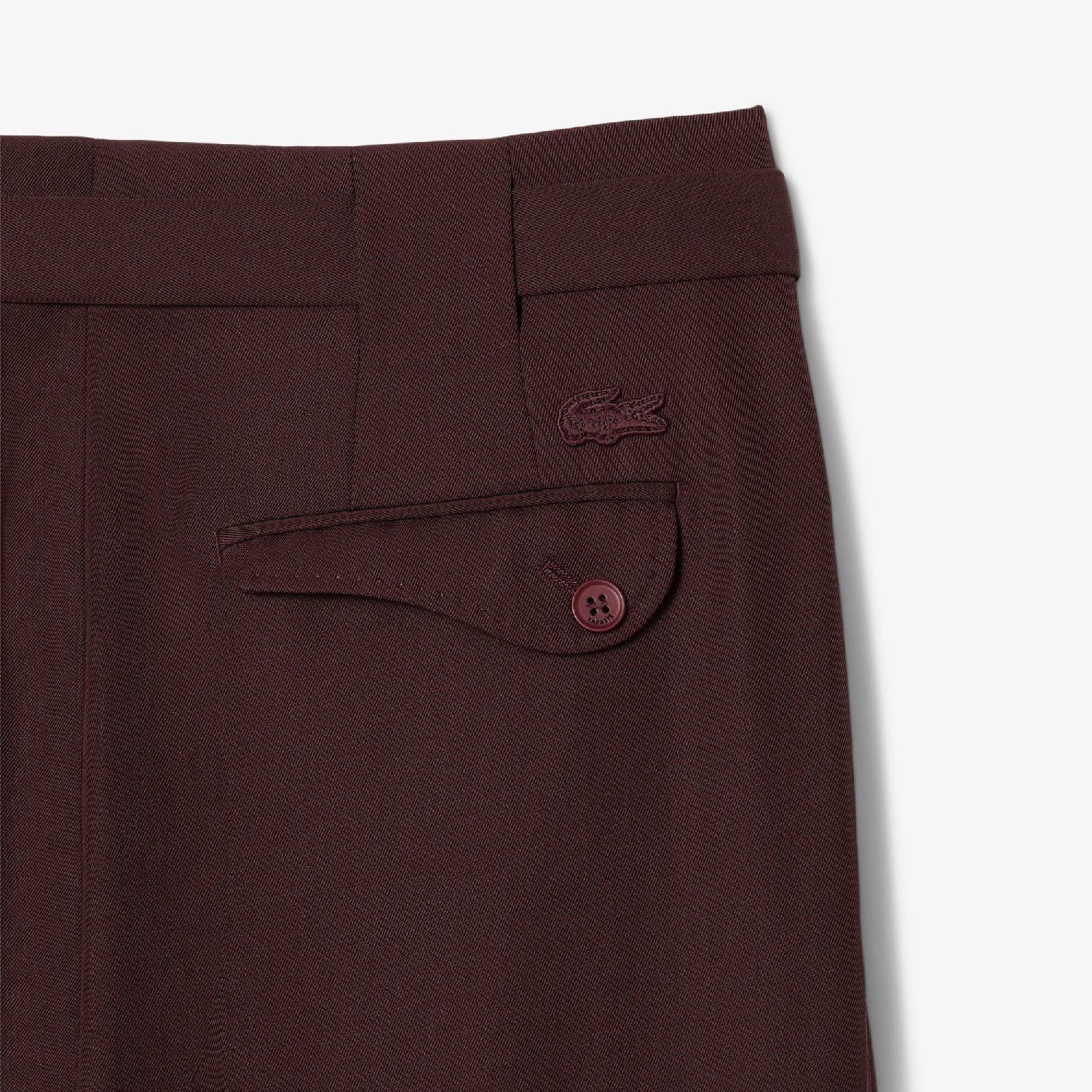 Pantalon à pinces en laine mélangée - Expresso