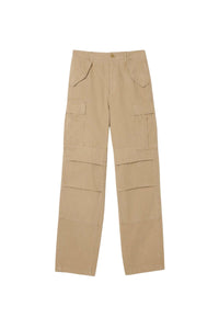 Straight leg cargo trousers - Lion