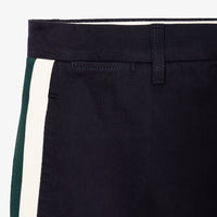 Pantalon chino droit à bandes contrastées - Abîmes