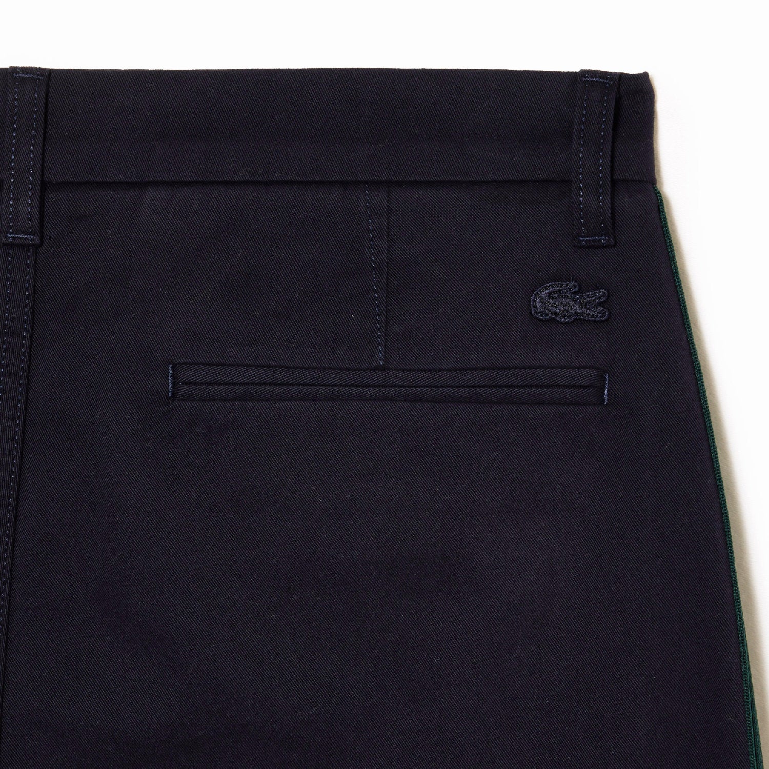 Pantalon chino droit à bandes contrastées - Abîmes