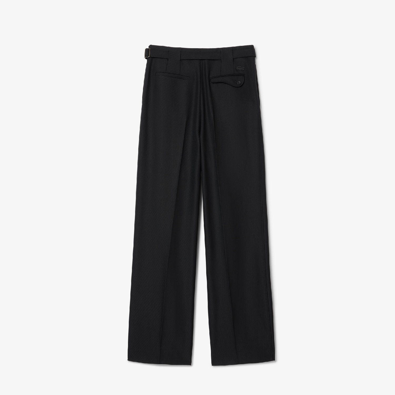 Pantalon à pinces en laine - Noir