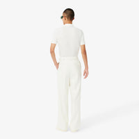 Pantalon à pinces en laine - Cristalline
