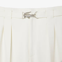 Pantalon à pinces en laine - Cristalline