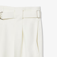Pantalon à pinces en laine - Cristalline