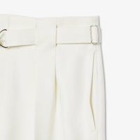 Pantalon à pinces en laine - Cristalline