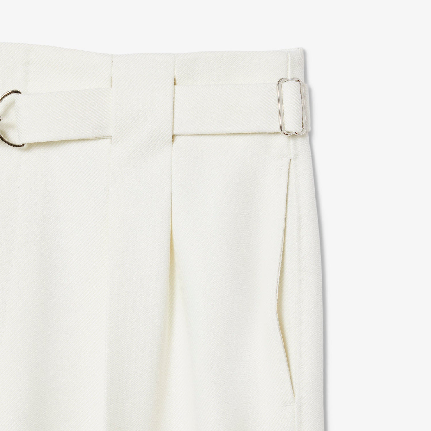 Pantalon à pinces en laine - Cristalline