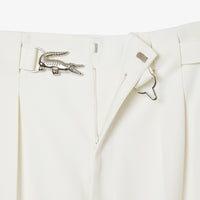 Pantalon à pinces en laine - Cristalline