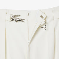 Pantalon à pinces en laine - Cristalline