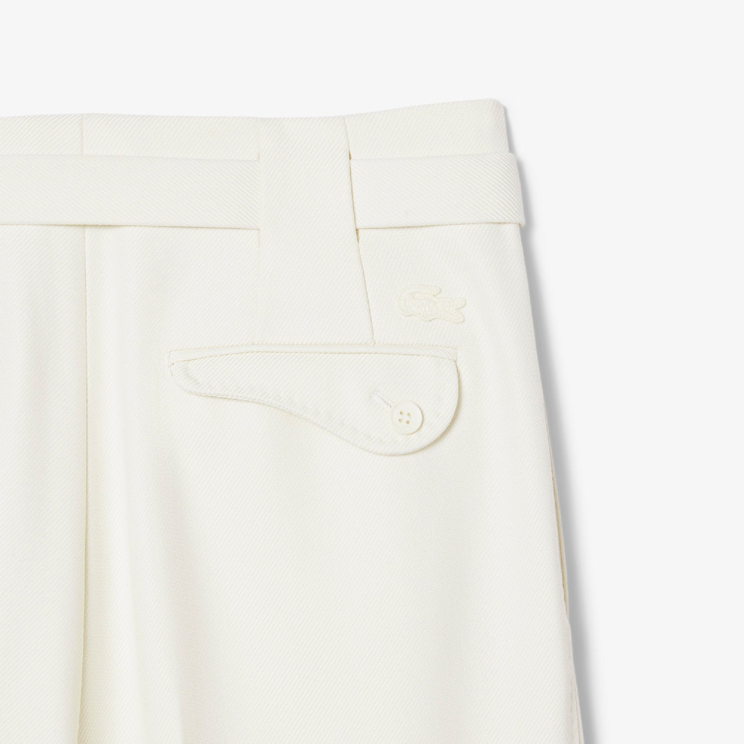 Pantalon à pinces en laine - Cristalline