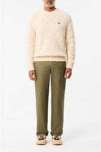 Straight chino trousers - Khaki