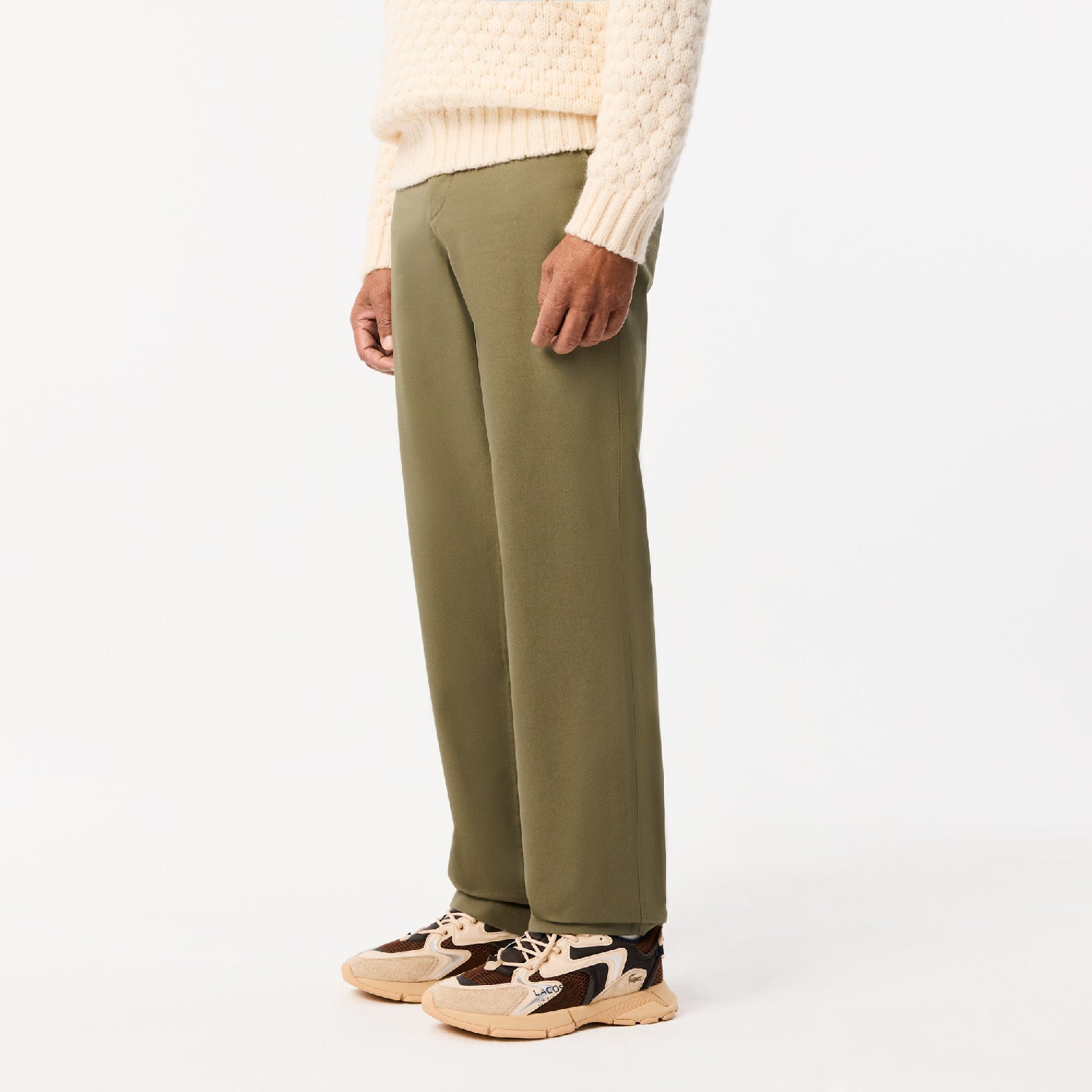 Pantalon chino droit - Kaki