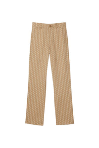 Pantalon chino imprimé monogramme - Cookie & Lion