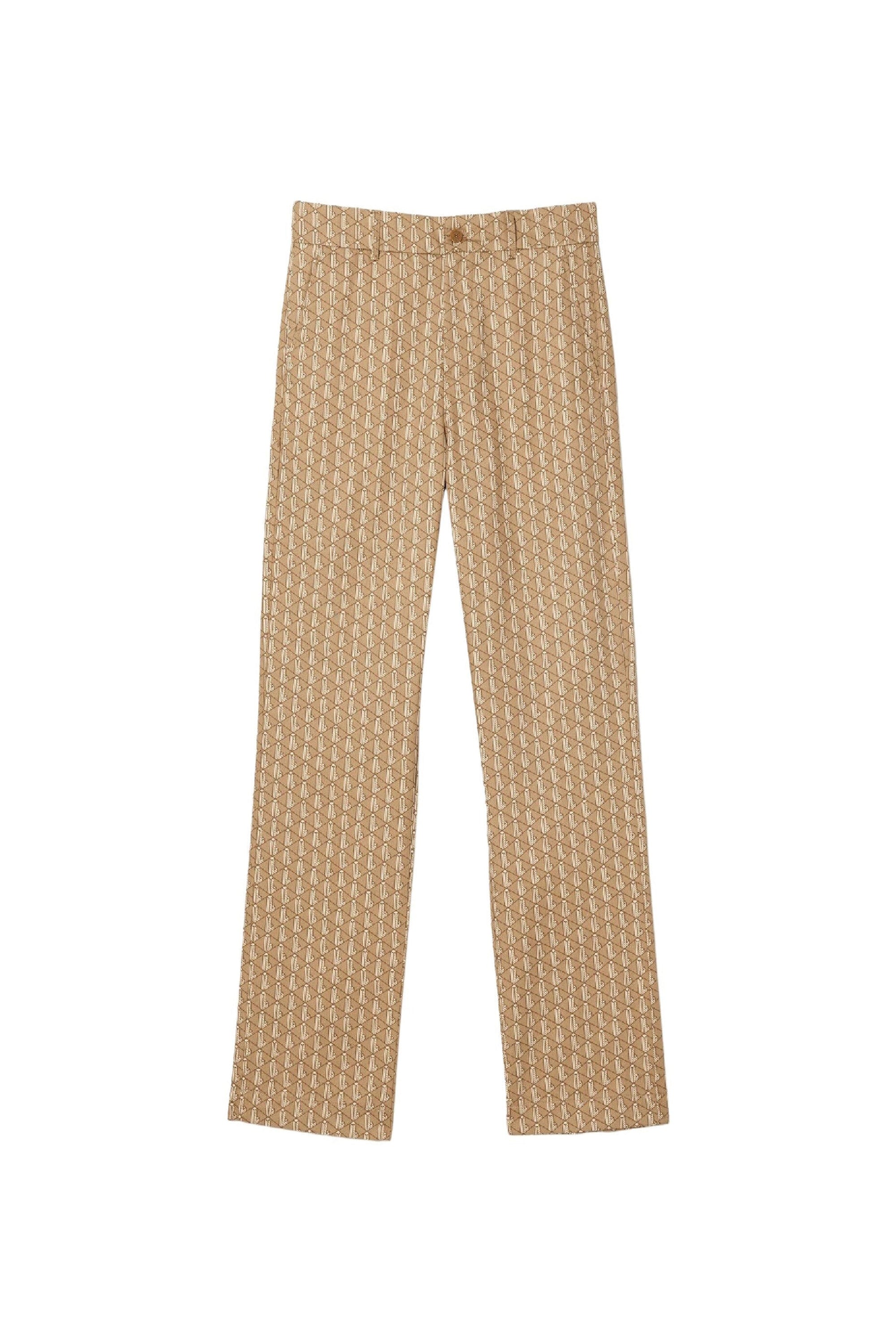 Pantalon chino imprimé monogramme - Cookie & Lion