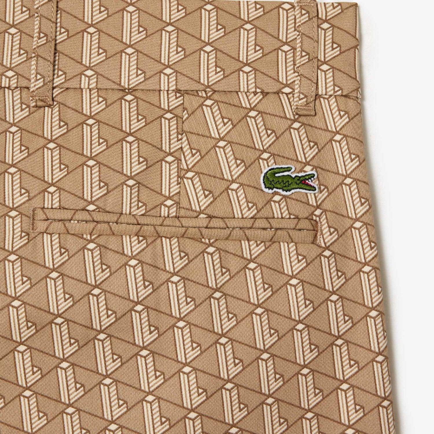 Pantalon chino imprimé monogramme - Cookie & Lion