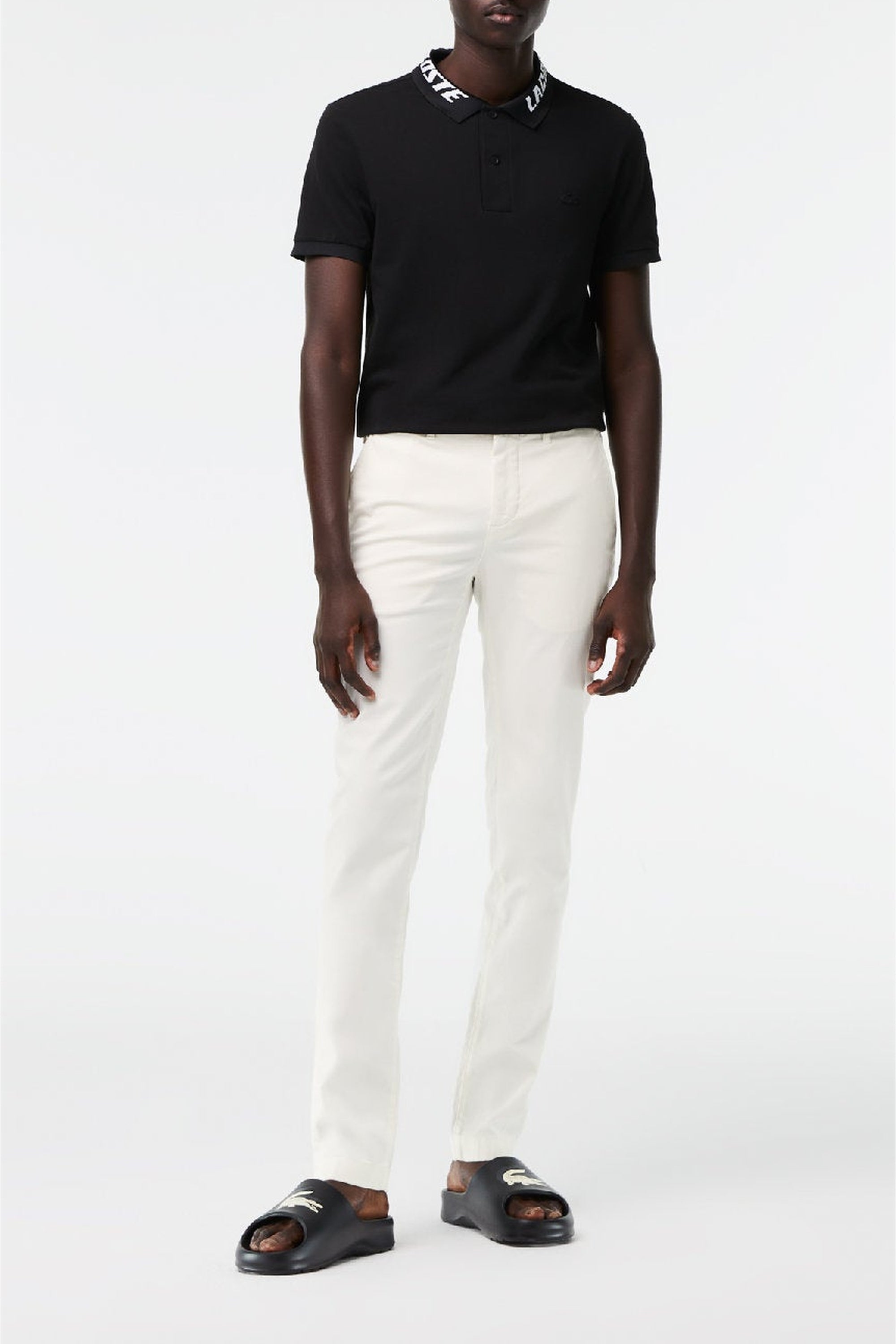 Pantalon chino ajusté - Farine