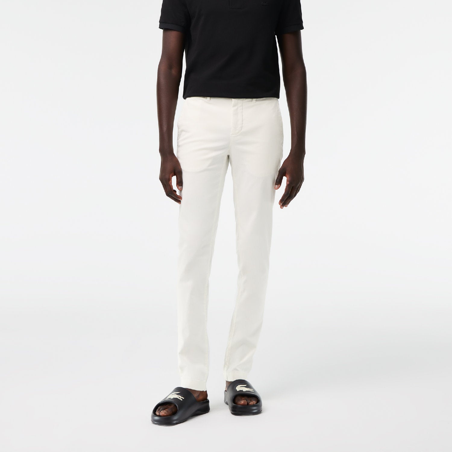 Pantalon chino ajusté - Farine