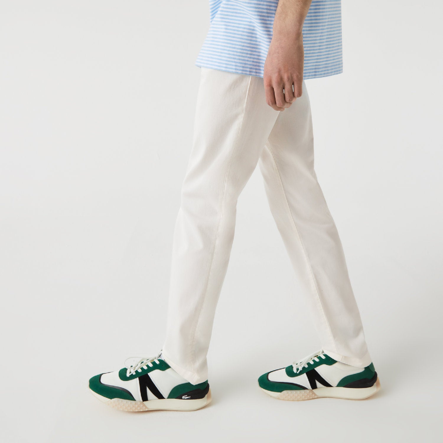 Pantalon chino ajusté - Farine