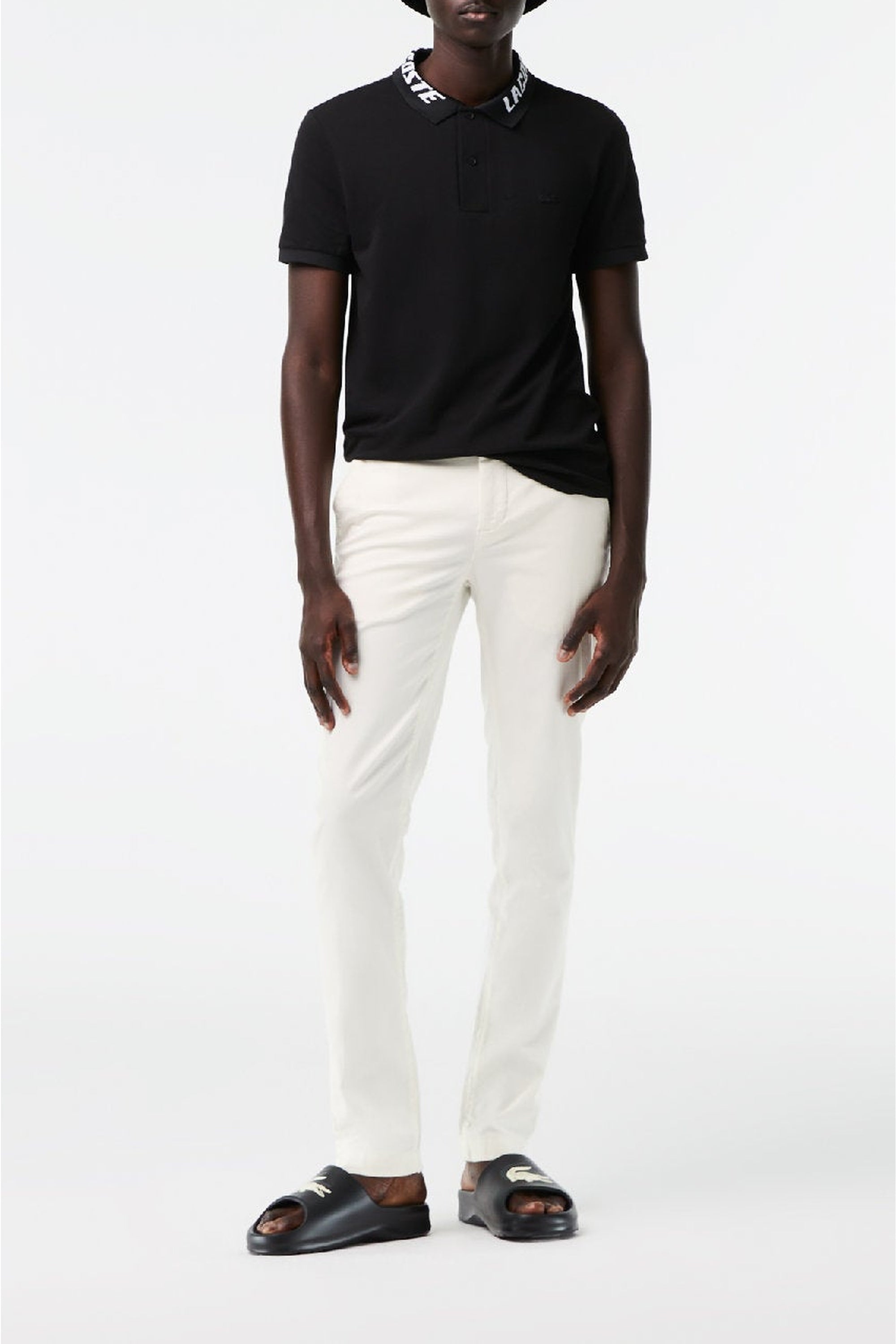 Pantalon chino ajusté - Farine