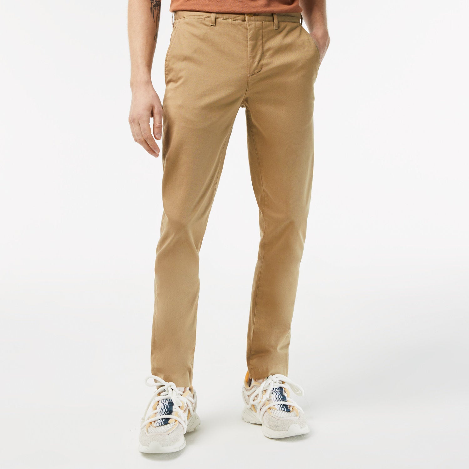 Slim-fit chino trousers - Lion