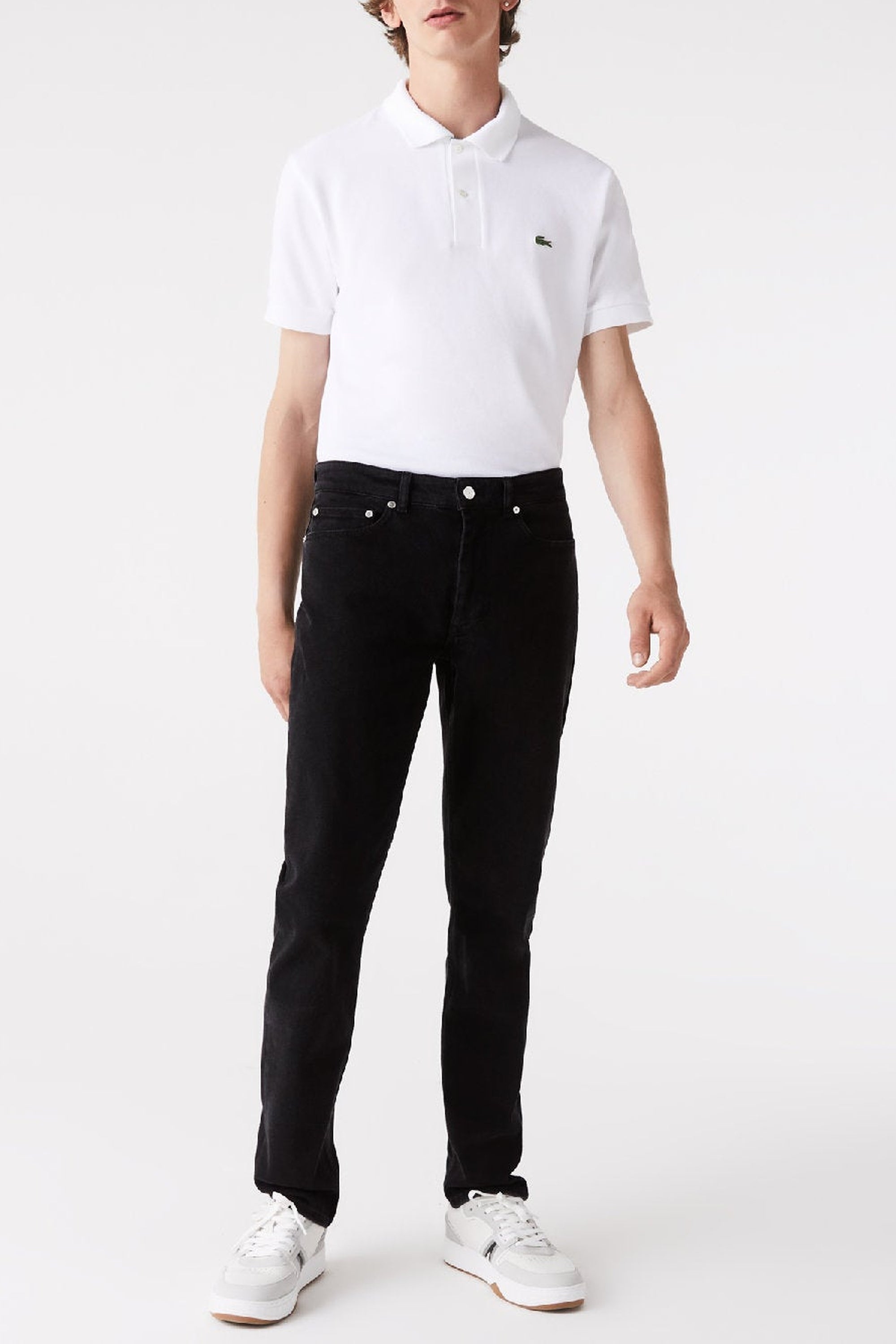 Pantalon ajusté en denim - Black Indigo