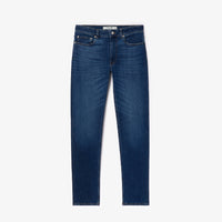 Pantalon ajusté en denim - Washed Deep Medium