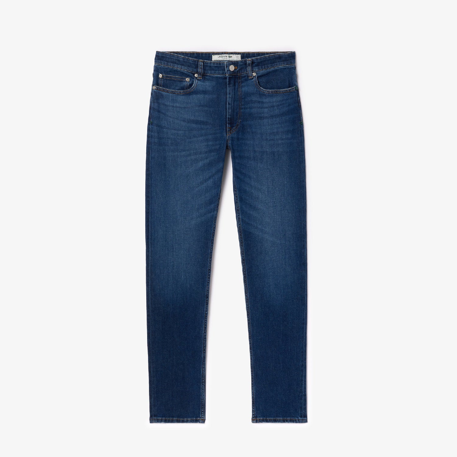 Pantalon ajusté en denim - Washed Deep Medium
