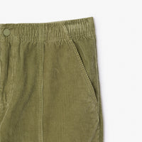 Velvet chino trousers - Khaki