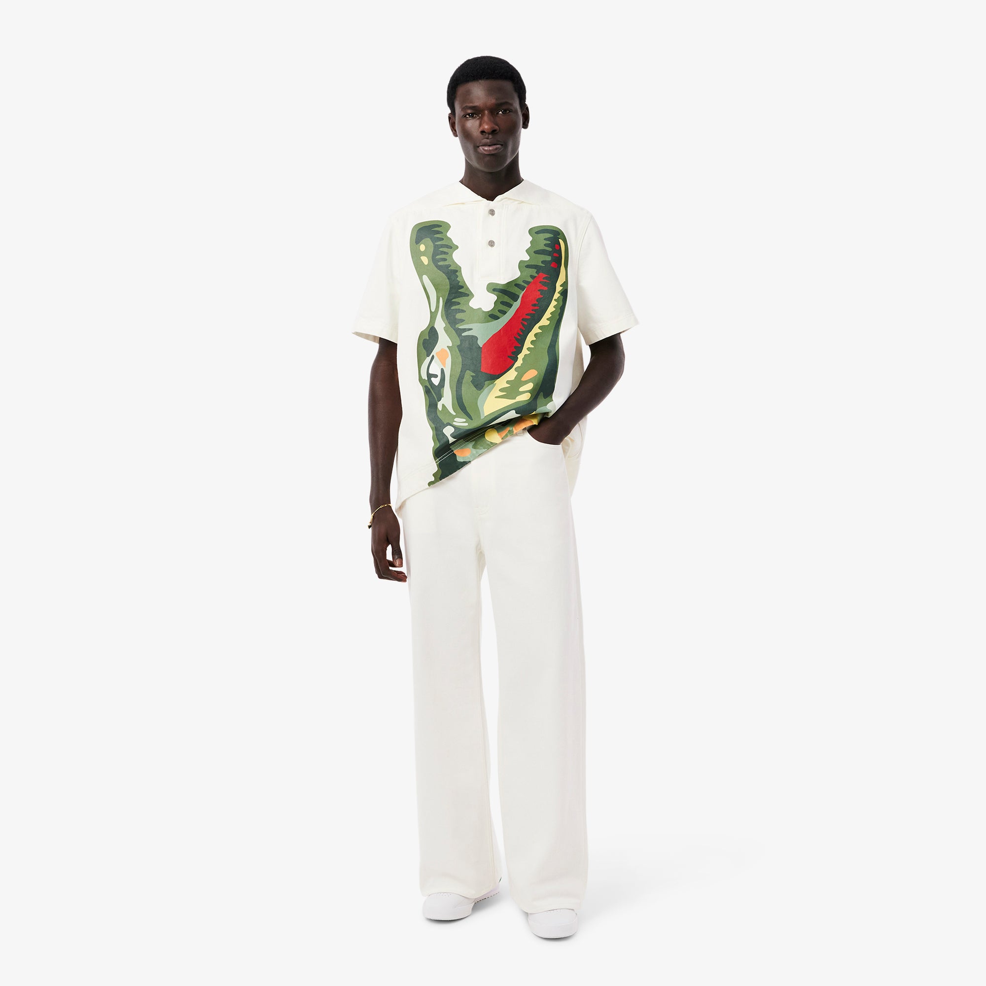 Pantalon Loisir - Blanc & Multico