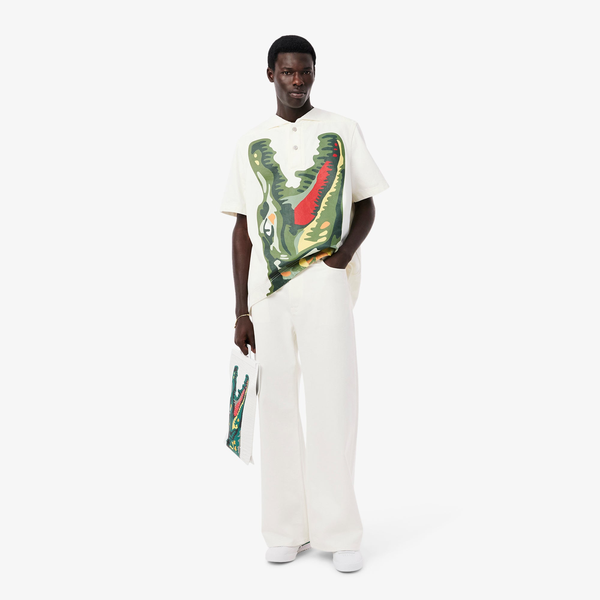 Pantalon Loisir - Blanc & Multico