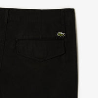 Straight leg multi-pocket cargo trousers - Black