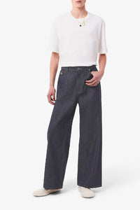 Pantalon large en denim - Washed Rinse