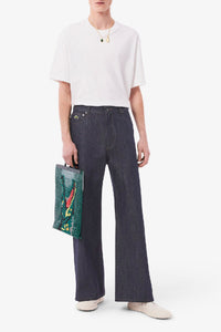 Pantalon large en denim - Washed Rinse